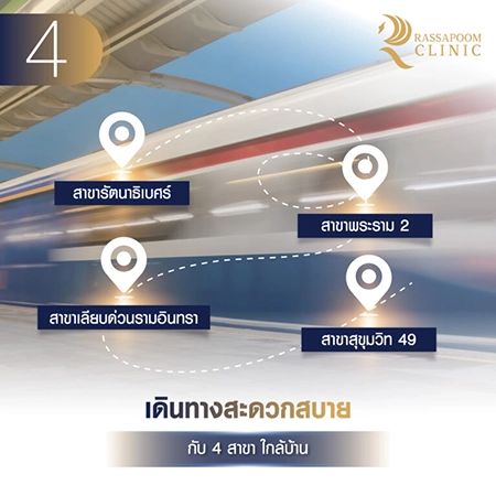 5 เหตุผลที่จะทำให้คุณมั่นใจใน Rassapoom Clinic